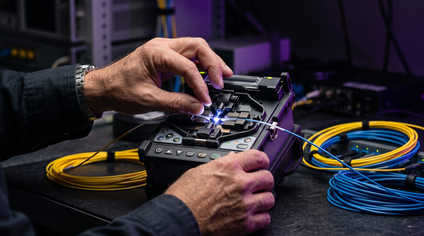 Curso de Fibra Óptica, fusão e certificação de redes ópticas